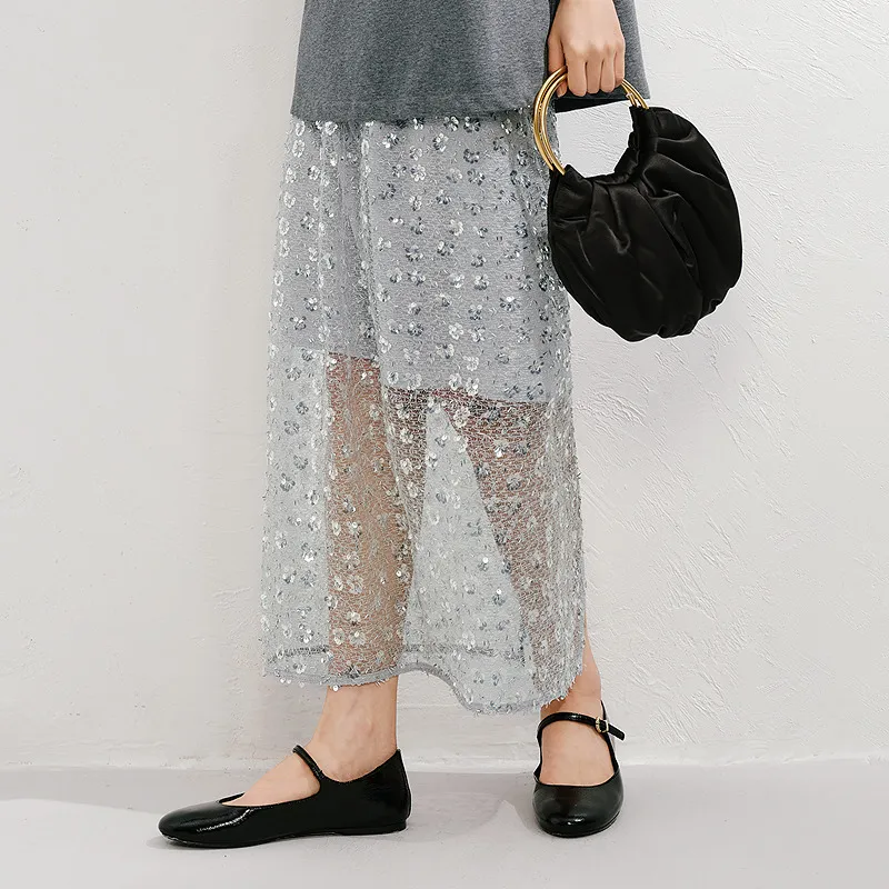 JZ. ANNAKRO Casual Long Skirt Women's-5
