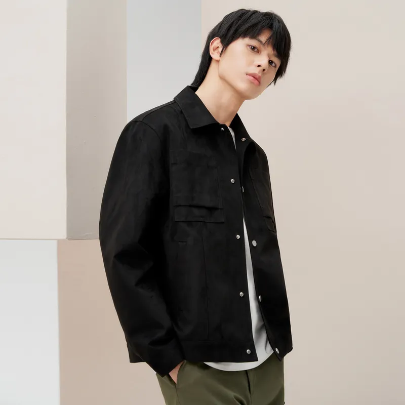 Gxg Jeans Jackets Coats Men's Black-3
