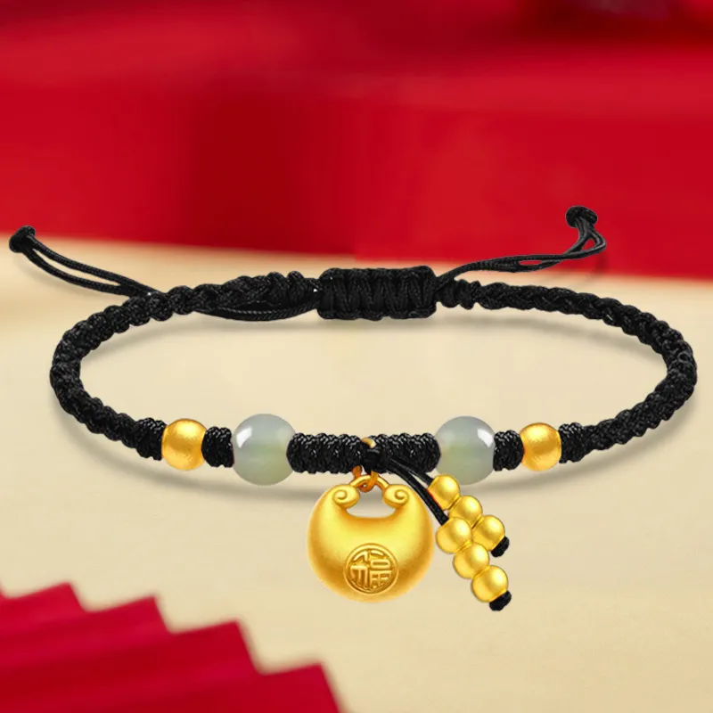YASHENGZHUBAO Gold Bracelet Women's-11