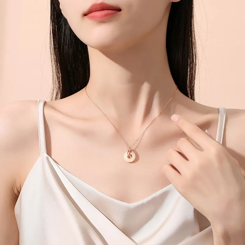 Royal Heaven's Choice Hetian Jade White Jade Unisex-2