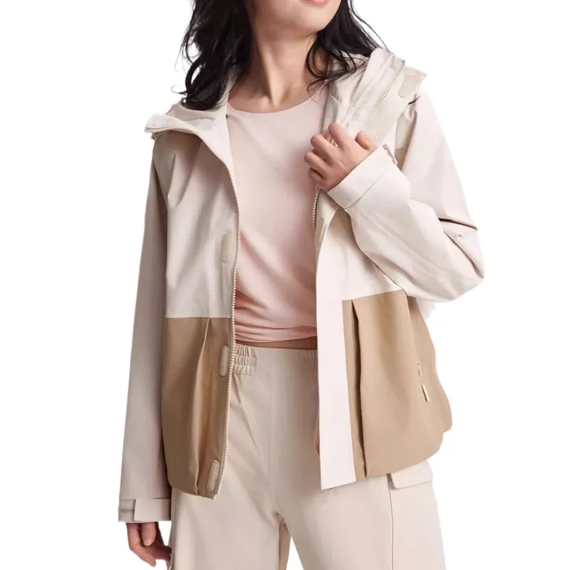 MERRELL Waterproof And Windproof Windbreaker Jacket Women's Light Khaki-2