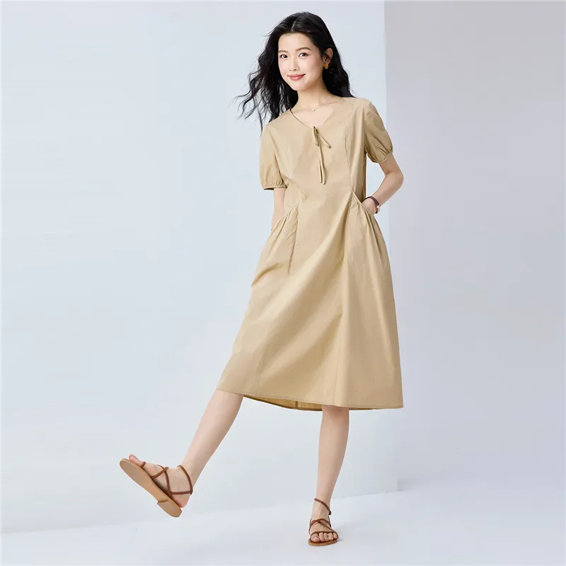 UNIQLO Short Sleeved Dresses Women's-13