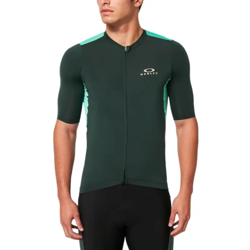 Oakley Endurance Mix Jersey Cycling Clothing Men's Dark Green-3