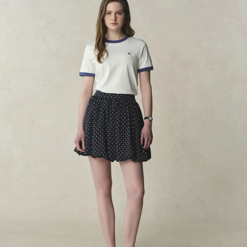 E.land Casual Short Skirts Women's Navy Blue 59Navy-4