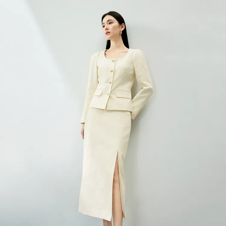 SENTUBILA Two Piece Skirt Sets Women's Cold Jade-2