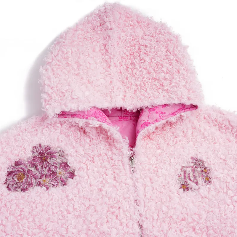TCH Cropped Coats Women's Pink-2