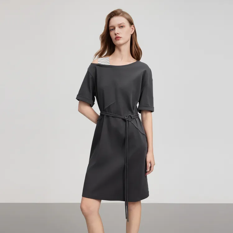ELLE Short Sleeved Dress Women's-6