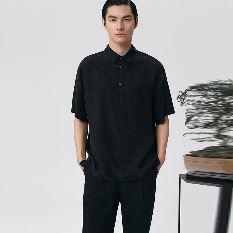 EHE Polo Shirts Men Black-2