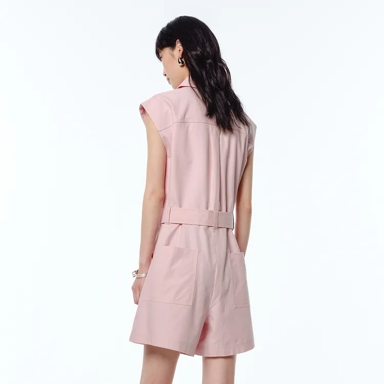 PEACEBIRD Sleeveless Dress Women's Pink-4