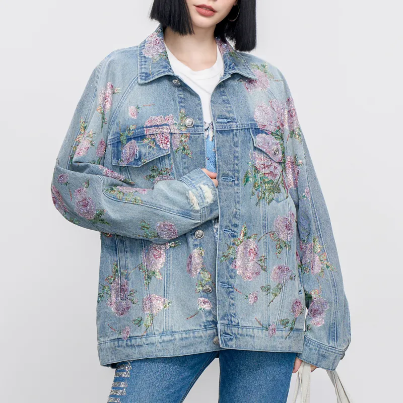 TCH Denim Jacket Unisex Denim Light Blue-2