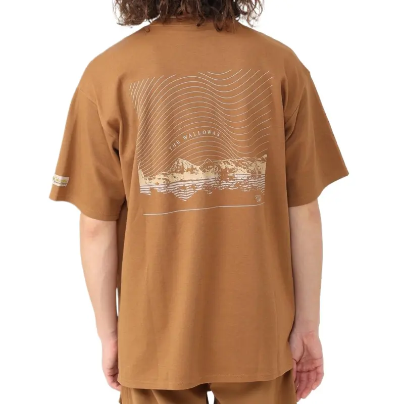 Columbia Wallowa Heritage Collection Omnishade T-Shirt Men's Camel Brown-3