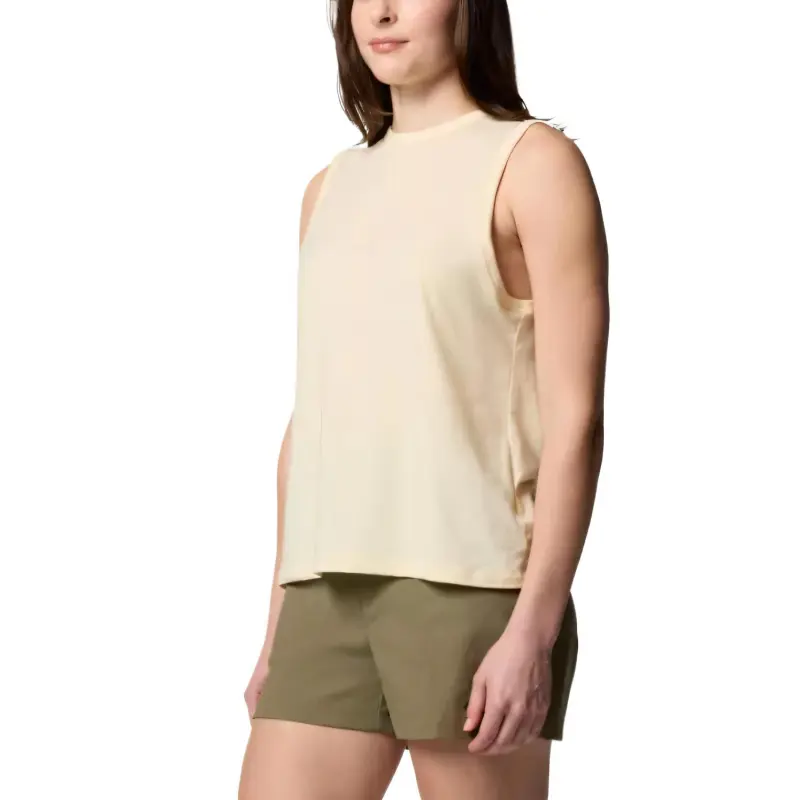 Columbia Sun Trek Tank Tops Women's Lemon-2