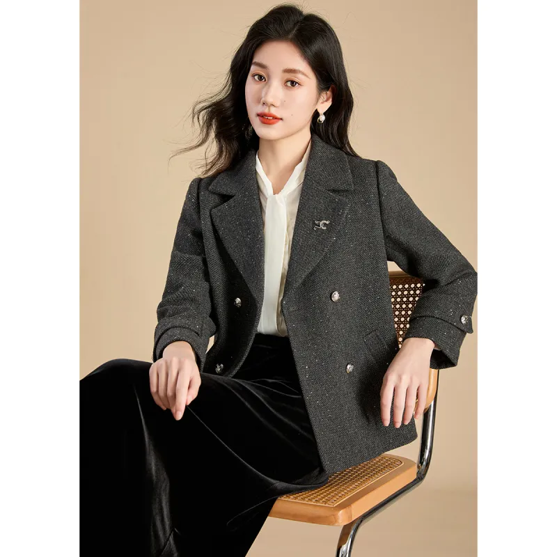 Mylan Spring Fall Business Suit Women's Gray Collection Brand Stay Updated With Event Alerts-2