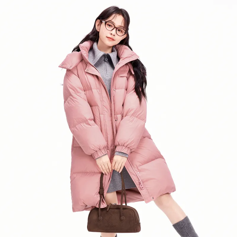 LEDIN Down Jacket Women's Velvet Rose Pink-5