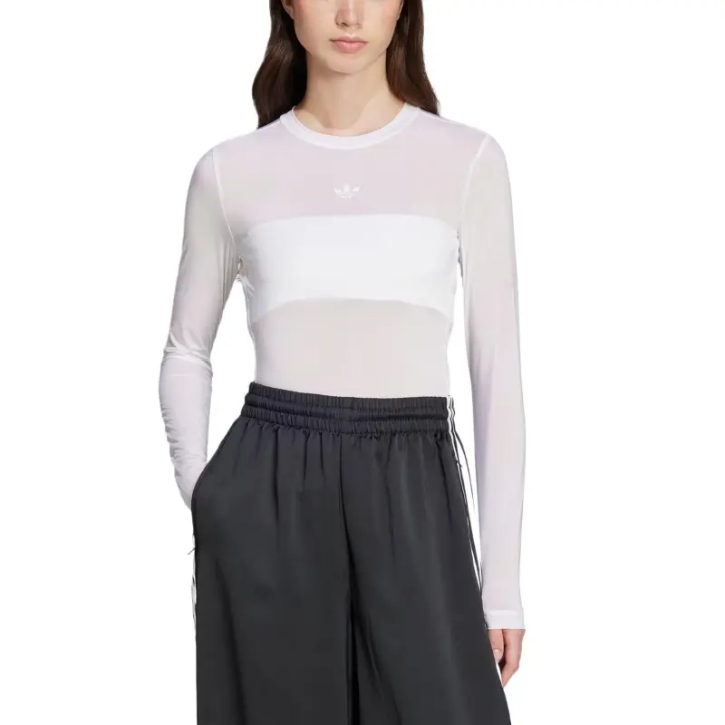 Adidas Adicolor3 Stripes T Shirt Women's White-1