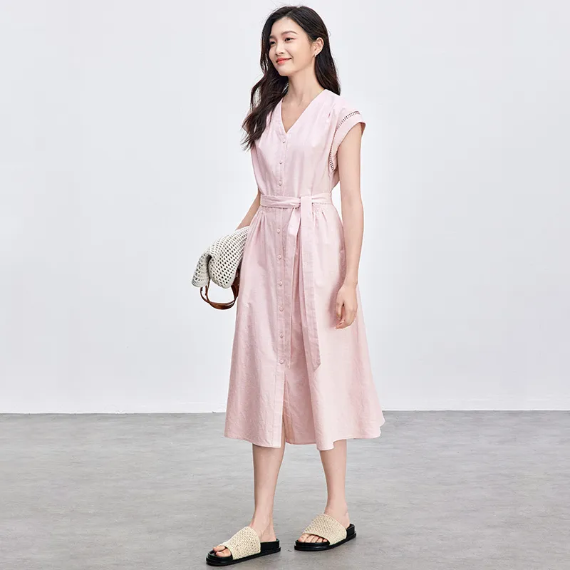 SENTUBILA Short Sleeved Dress Women's-11