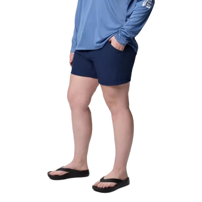 Columbia PFG Coral Point Casual Shorts Women's University Marine Blue-4