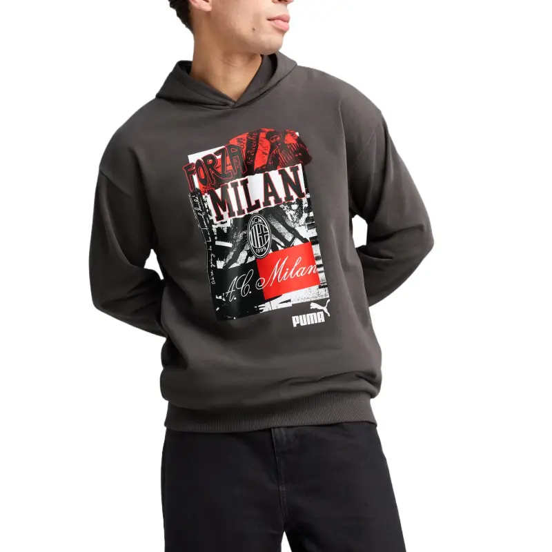 PUMA AC Milan FtblNrgy Sweatshirt Men's Gray-2