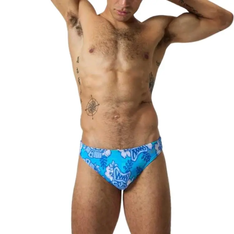 Speedo Beachstar 5cm Swimming Shorts Men's Blue-4