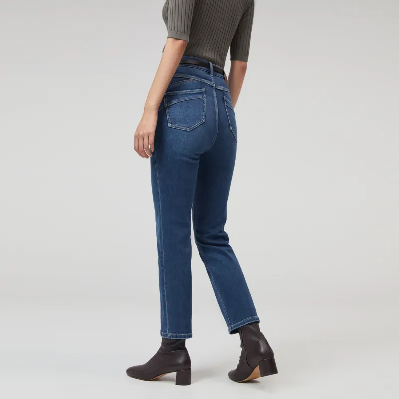 OVV Jeans Women's Denim Blue Solid Color A2-4