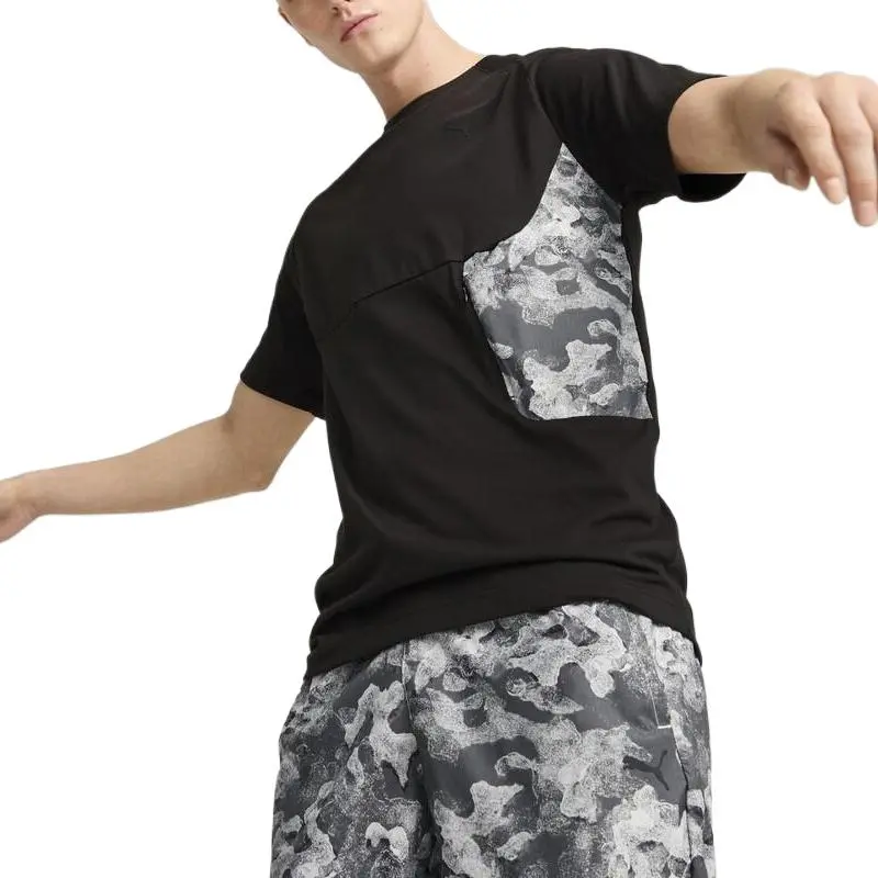 PUMA PUMATECHTEAM T Shirt Men's Black-2