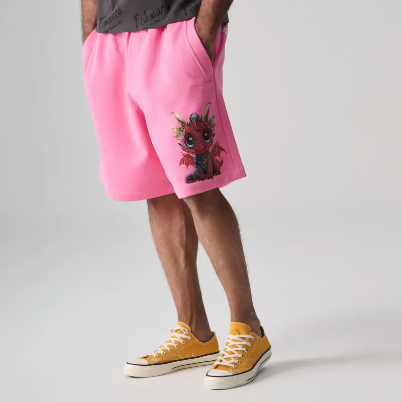 TCH Casual Shorts Unisex Pink-6