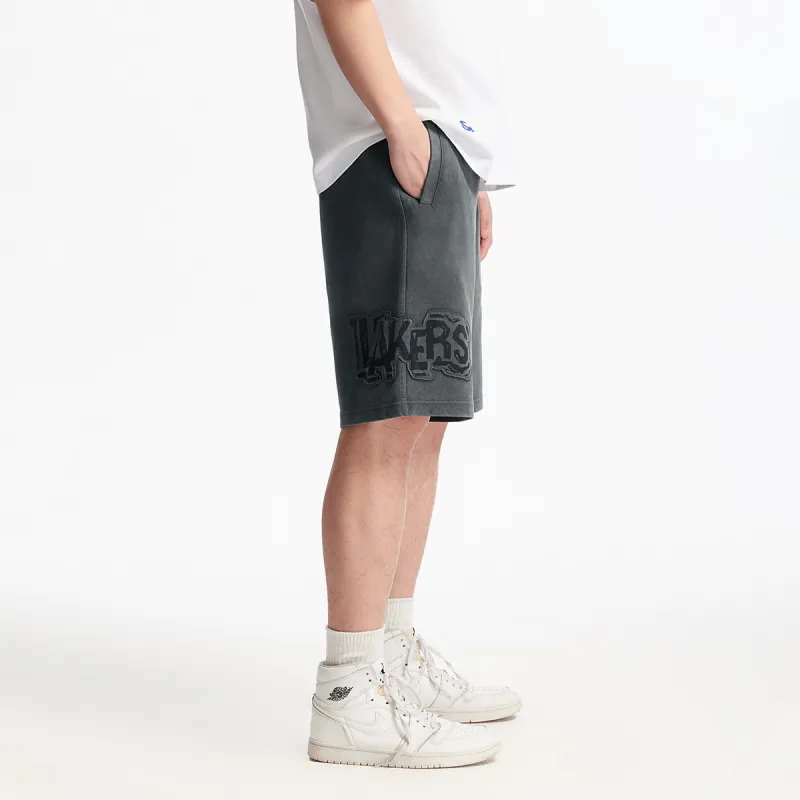 JACK JONES· JACK&JONESxNBA Casual Shorts Men's E44 Black Sand Color-5