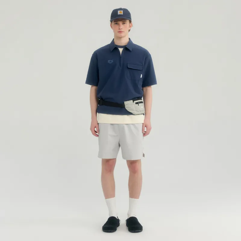 MYSAMESAME Casual Shorts Unisex Light Gray White In Stock-3