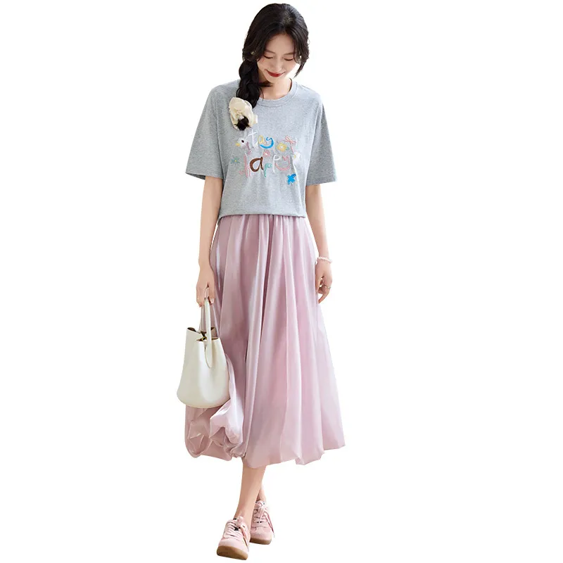 SENTUBILA Drop Shoulder Sleeve T Shirt Women's-1