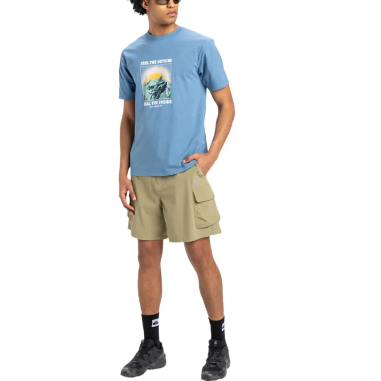 Quiksilver Cargo Shorts Men's Yellow Green-6