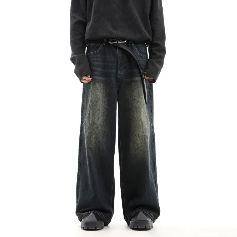 CUWU Jeans Unisex Vintage Blue-1
