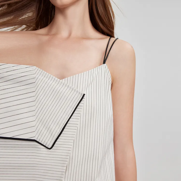 ELLE Tank Tops Women's Stripes-5