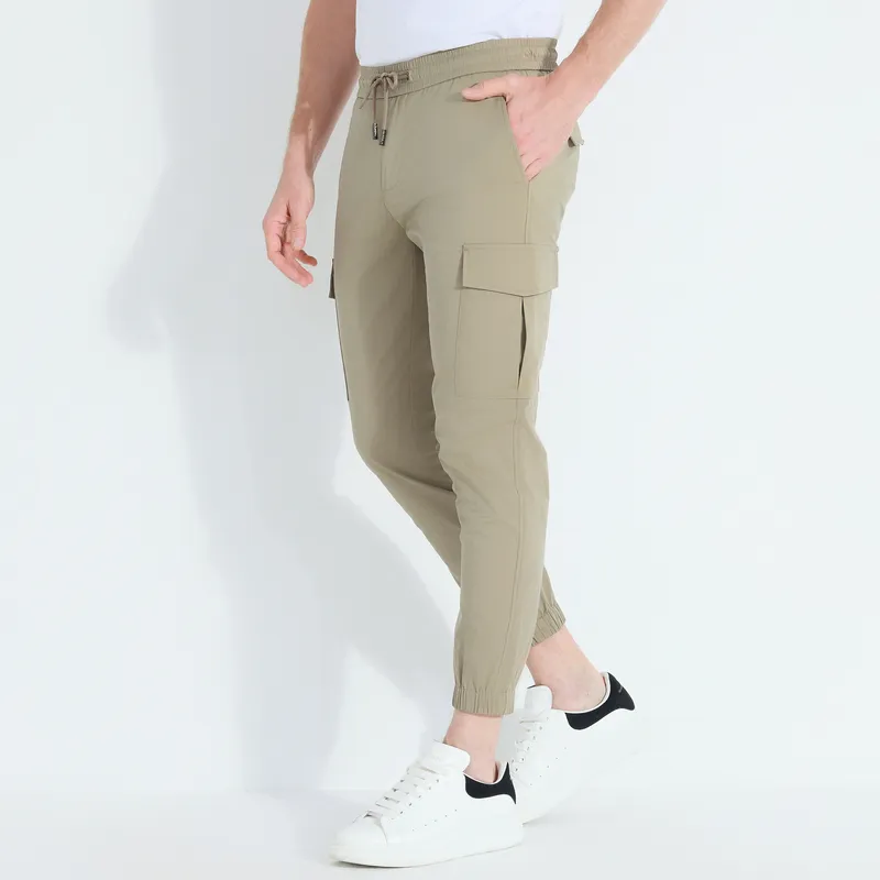 Raidy Boer Casual Pants Men's Khaki-3