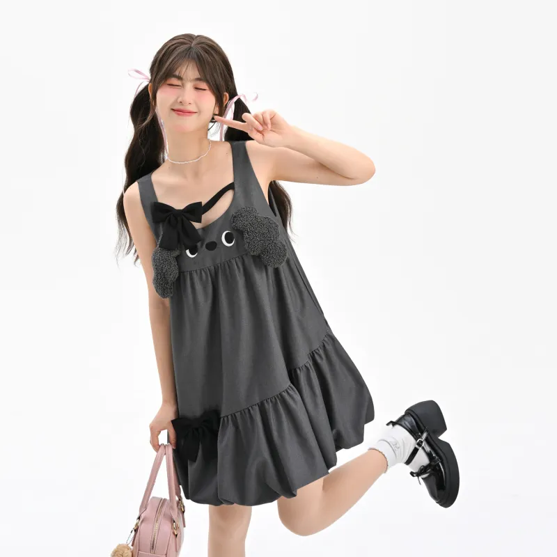 SNBL Sleeveless Dress Women's Gray-6
