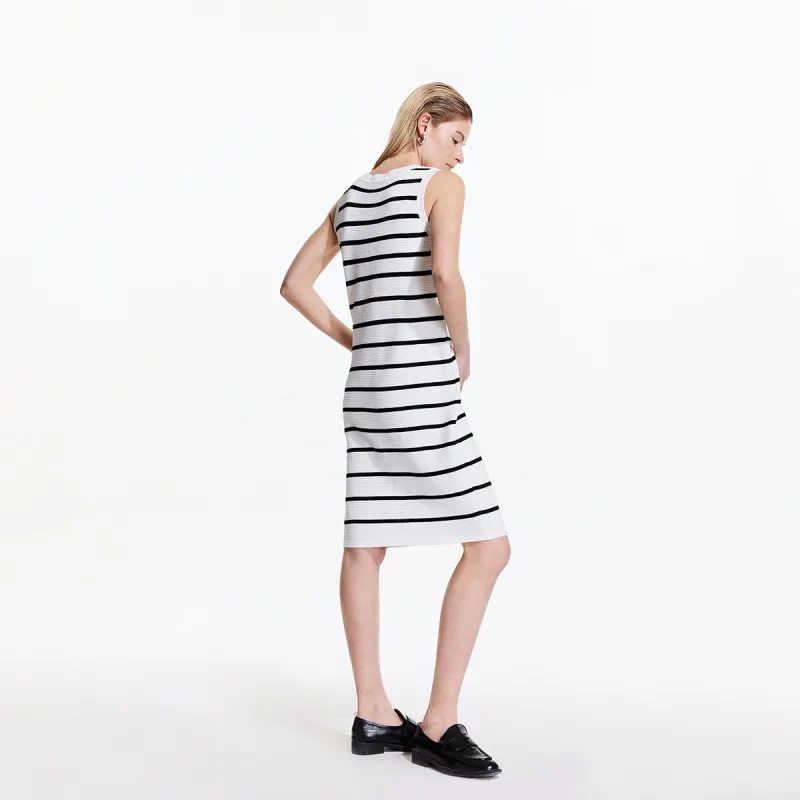 ONLY Sleeveless Dresses Women's A10 Snow Lotus White-4