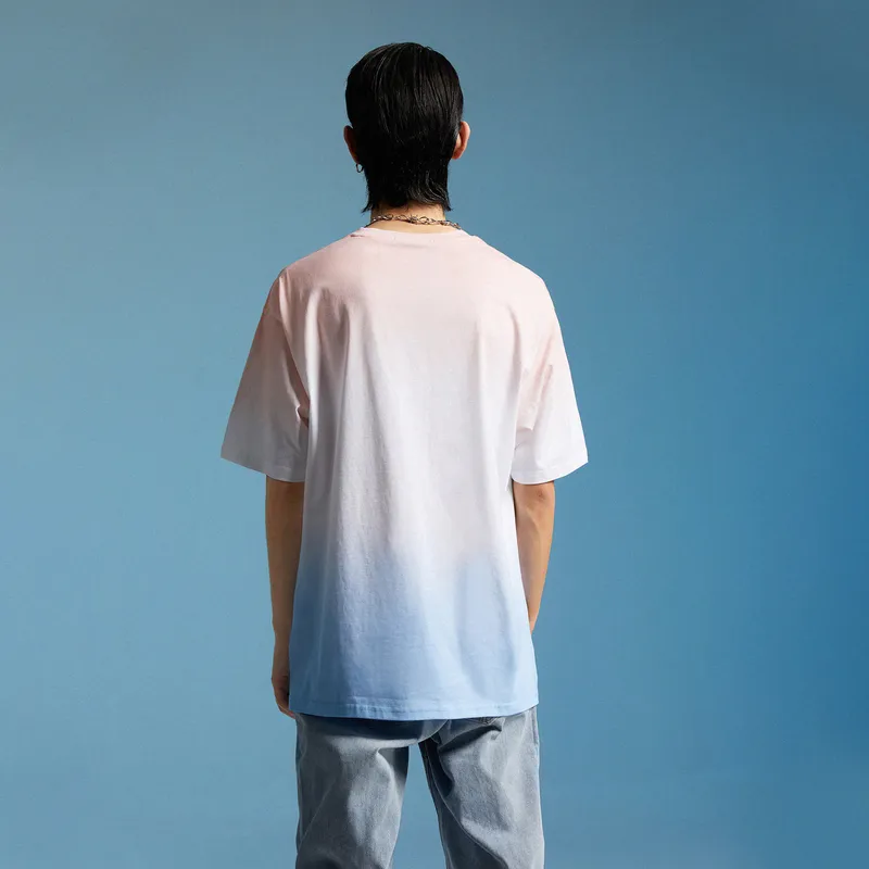 HLA JEANS T Shirts Men Bleached Gradient 47-2