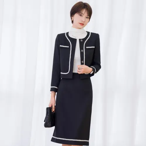 ONE SHALLOW Business Suits Women's Black