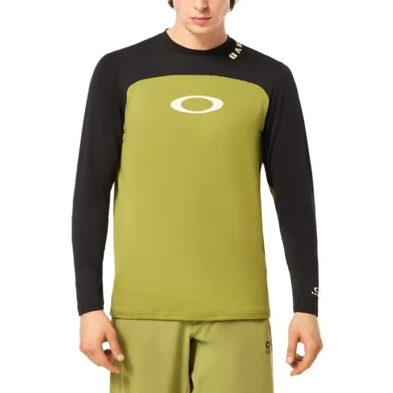 Oakley Free Ride Rc LS Jersey T-Shirt Men's Green-3