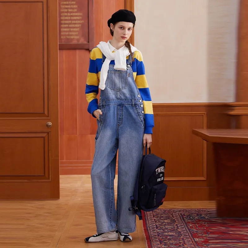 Teenie Weenie Overalls Women's Medium Blue-4