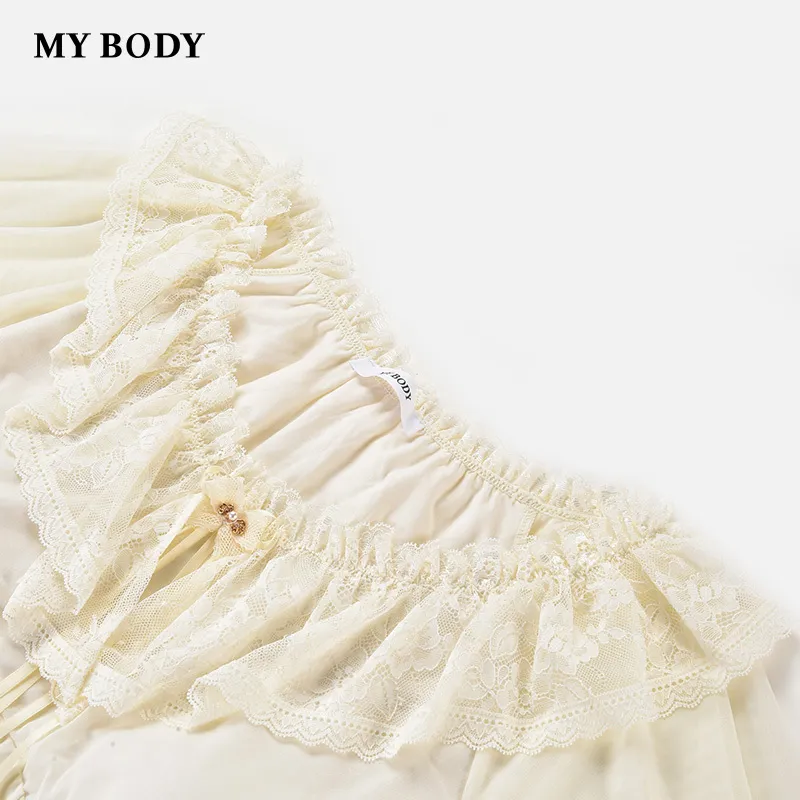 MY BODY Pajama Set Women's Milkshake Yellow-1