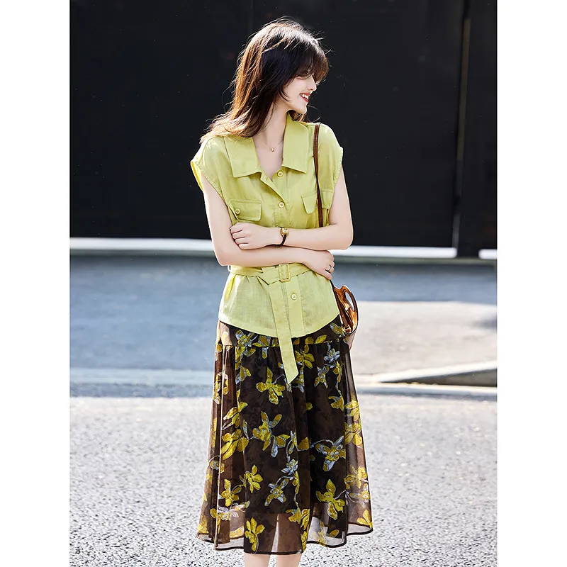 A Paradise For Awakening Skirt Set Women's-3