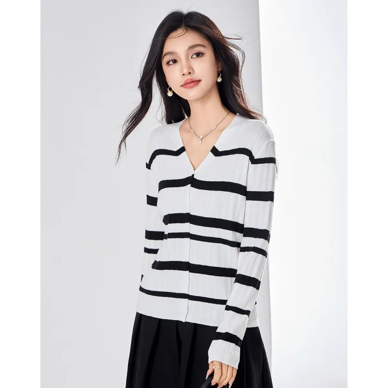 Love Elaine Spring, Fall Knitwear Loose Fit Women's White-4