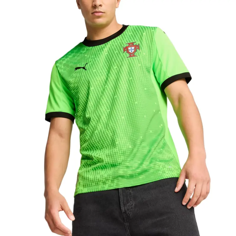PUMA GoalkeeperDRYCELL Soccer Jerseys Men's Green Black-2