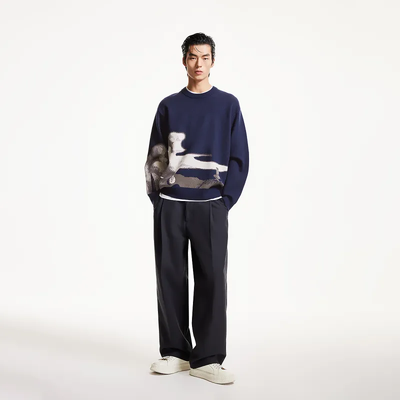 JACK JONES· Sweater Men's Marine Dark Blue-3
