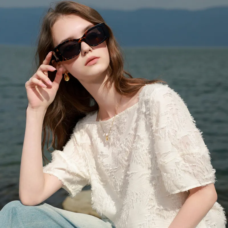 3COLOUR Chiffon Shirts Women's-4