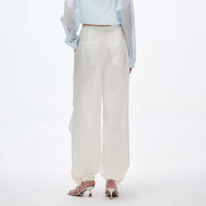 ONLY Casual Pants Women's A43 Cream White-4
