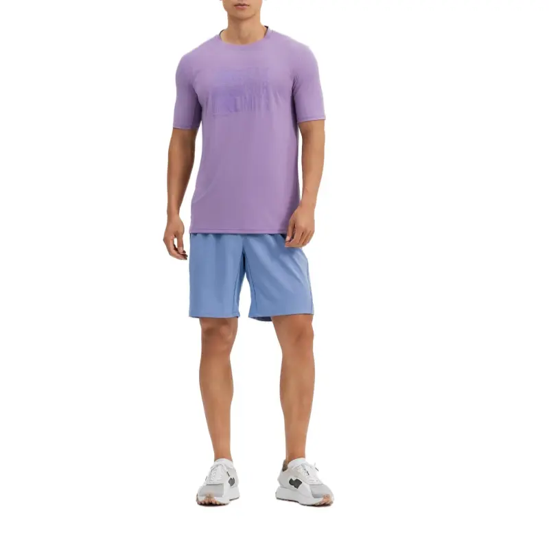 DECATHLON DOMYOS T Shirt Men's Dark Eggplant-2