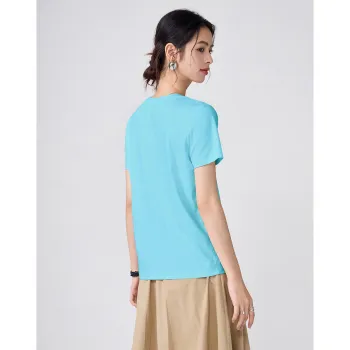 Love Elaine Regular T Shirt Women's Aqua Blue