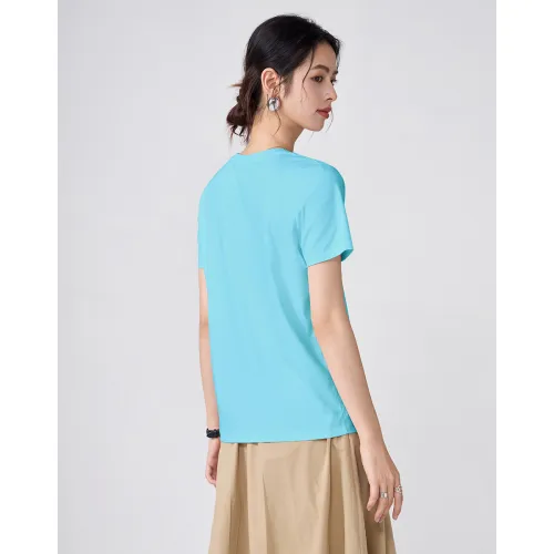 Love Elaine Regular T Shirt Women's Aqua Blue