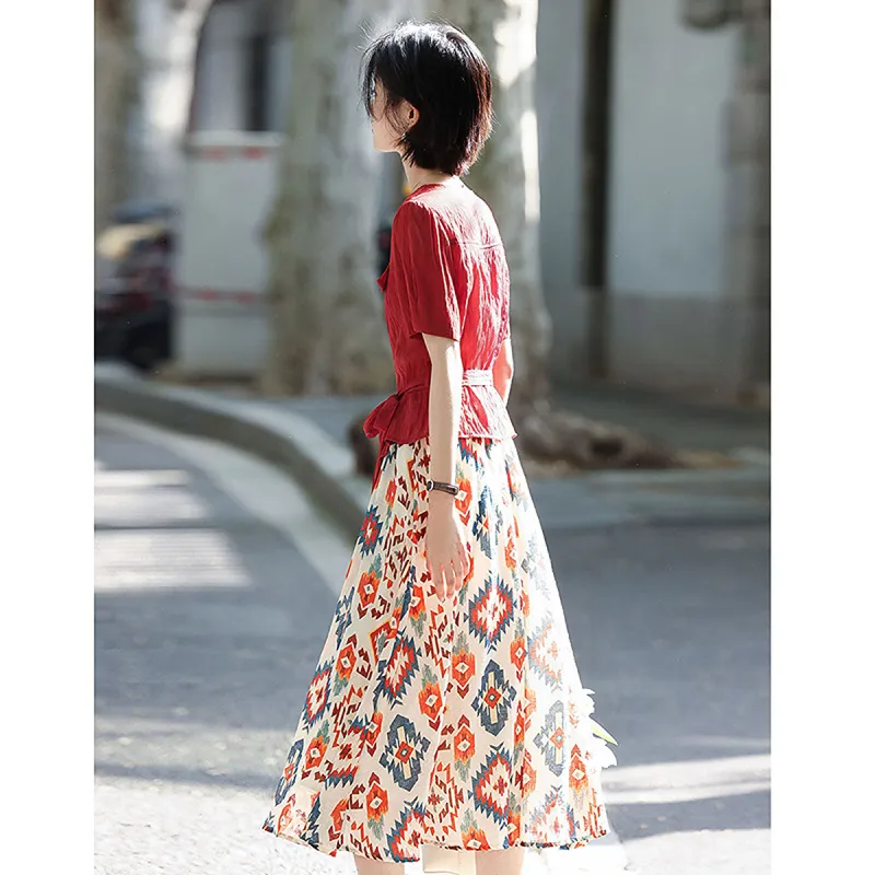 A Paradise For Awakening Skirt Set Women's-2